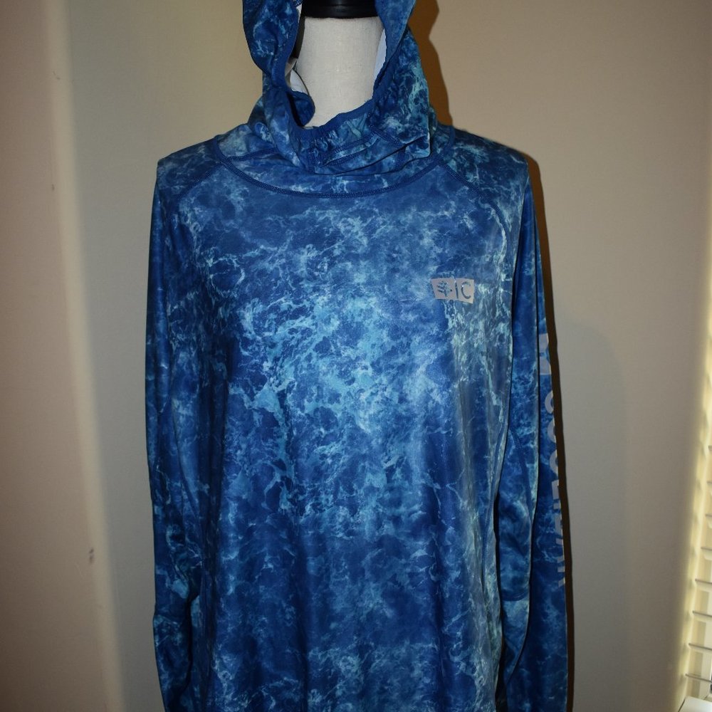 Coolibar Women's Blue Paros Sailing Hoodie